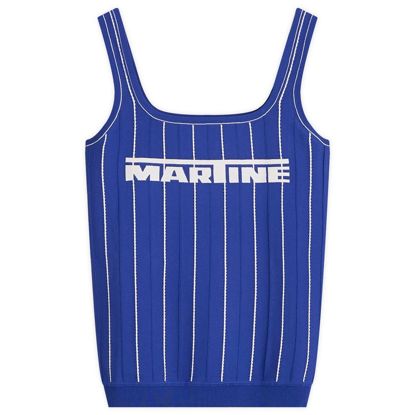 Tankkitoppi Martine Rose Martine Rose Logo Moto Vest, Size Large Sininen | 957YA12500-BLU