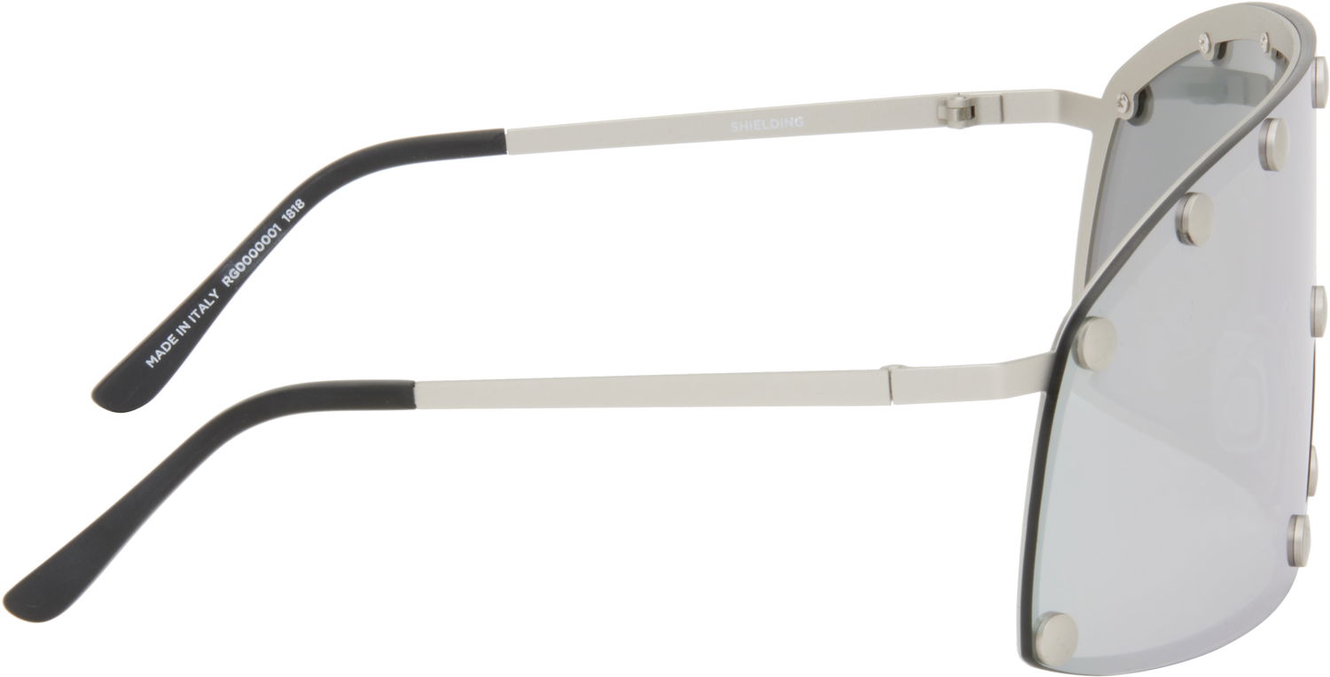 Aurinkolasit Rick Owens Rick Owens Hollywood Shielding Sunglasses Metallinen | RG0000001 GSILV, 1