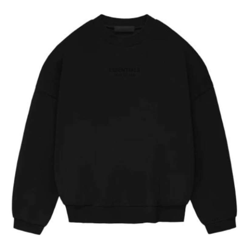 Huppari Fear of God Essentials Crewneck Sweatshirt Musta | 192BT232040F, 0