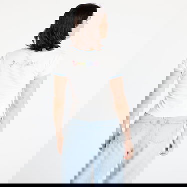 T-paita adidas Performance adidas x Jeremy Scott Pride Graphic Fitted Tee Valkoinen | JW0829, 2