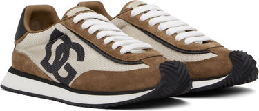 Tennarit ja kengät Dolce & Gabbana Mixed-Material 'DG' Cushion Ruskea | CS2288 A3D24, 3