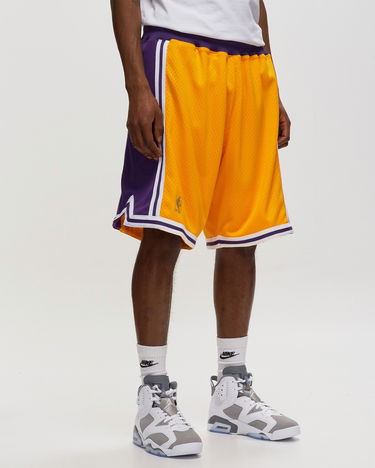 Shortsit Mitchell & Ness Authentic Los Angeles Lakers 1996-97 Home Shorts Keltainen | ASHRGS18121-LALLTGD96, 1