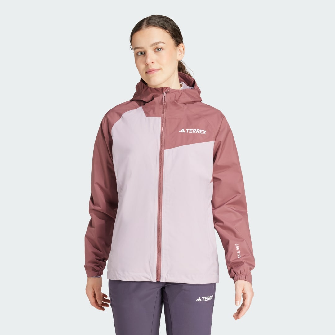 Tuulitakki adidas Performance Terrex Multi 2L RAIN.RDY Punainen | JG8892, 0