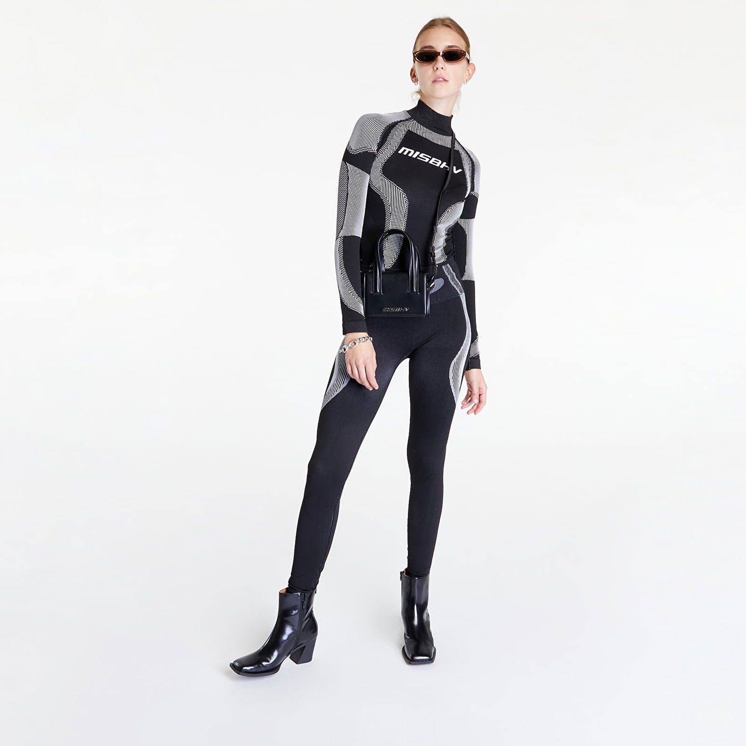 Leggingsit MISBHV Sport Active Seamless Leggings Musta | 3120W553, 1