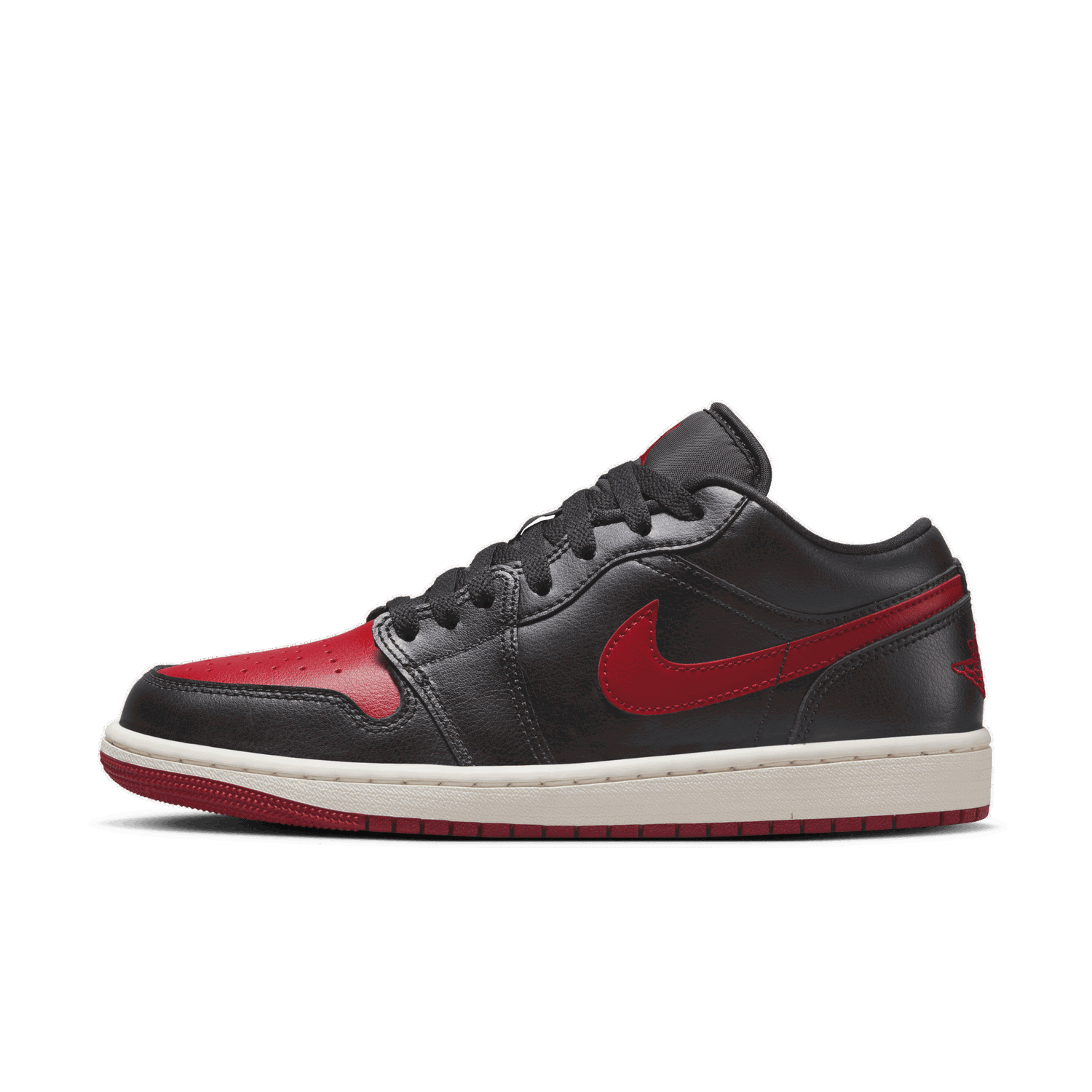Tennarit ja kengät Jordan Air Jordan 1 Low "Bred Sail" W Punainen | DC0774-061, 1