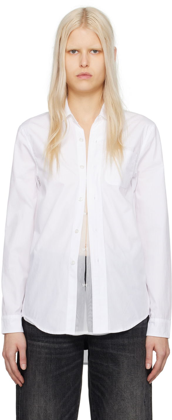 Paita R13 R13 Foldout Shirt Valkoinen | R13WR246-R339B