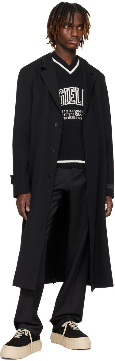 Housut Maison Margiela MM6 Maison Margiela Creased Trousers Musta | SH0KA0035 M35227, 3