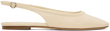 Asusteet Aeyde Aeyde Dani Slingback Flats Beige | A11-FL-MNLR08FL15-SS24-100-007, 0