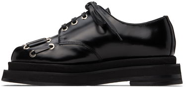 Mekko Simone Rocha Simone Rocha Heart Toe Platform Grommet Brogues Musta | LOF2 0740, 2
