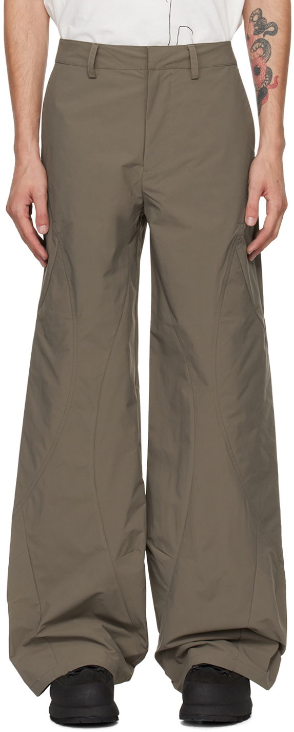 Housut HELIOT EMIL Padded Cargo Pants Vihreä | PREAW24_M_10_170_DG23
