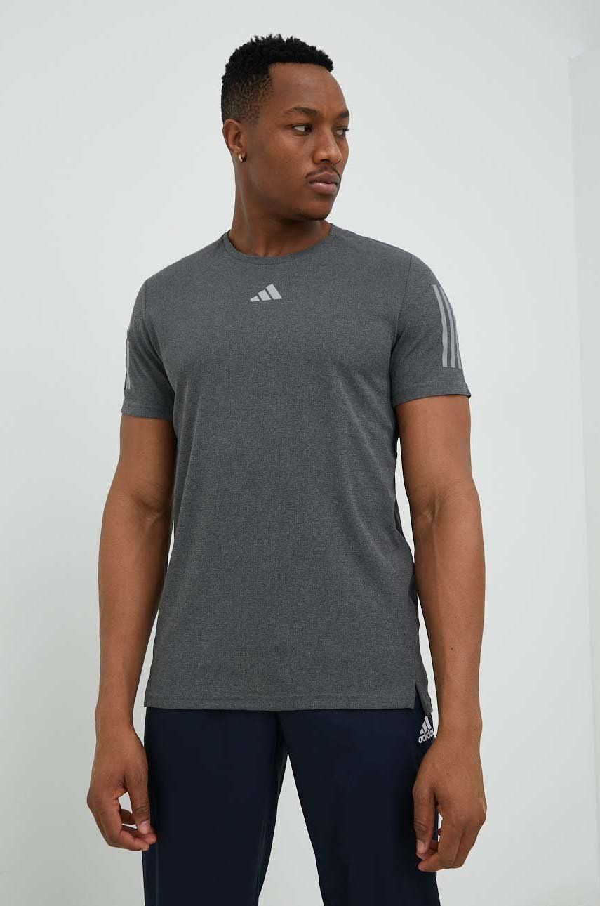 T-paita adidas Performance Running Tee Own the Run Harmaa | HR6617, 0