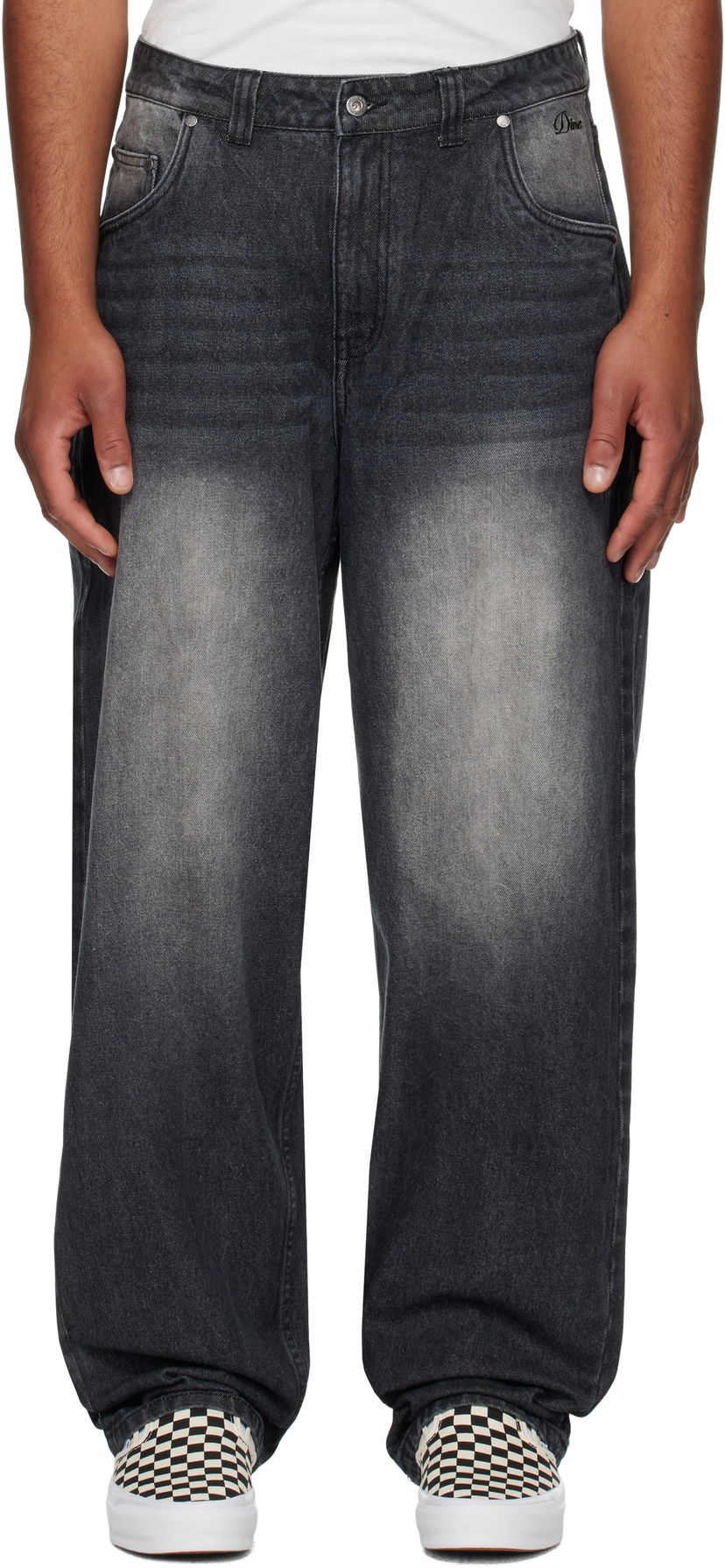 Jeans Dime Dime Classic Baggy Jeans Musta | DIMESU2511BLK