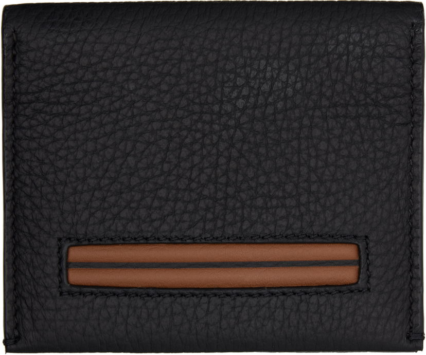 Lompakko ZEGNA Leather Wallet Musta | LHCBU-E1914Z