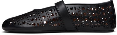 Kengänhoito Alaïa ALAÏA Vienne Laser Cut Ballerina Flats Valkoinen | AA3A029CK216, 2