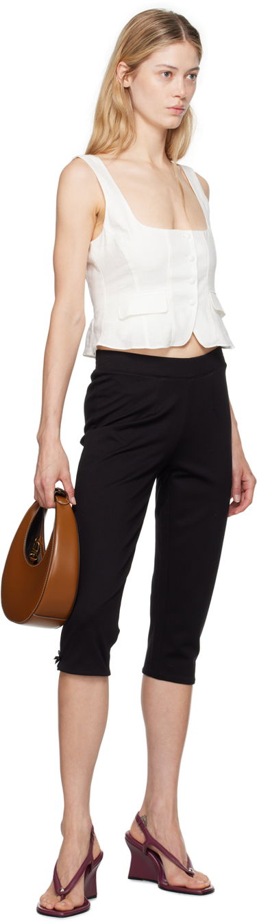 Liivi GUIZIO Guizio Adelina Peplum Tank Top Valkoinen | P24109W085, 3