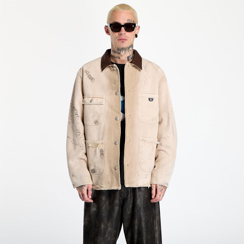 Takki MISBHV Marfa Twill Work Jacket Beige | 251M418