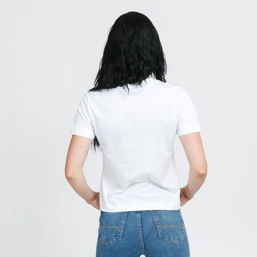 T-paita CALVIN KLEIN Shrunken Institution Tee Valkoinen | J20J216251 YAF, 2