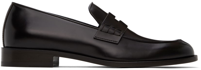 Vaatteet Giorgio Armani Giorgio Armani Leather Loafers Musta | X2A402_XF294_158