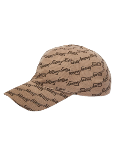 Korkki Balenciaga BB Monogram Logo Cap Beige | 704104-410B2-9764