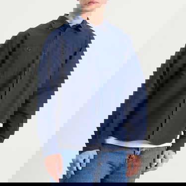 Paita NORSE PROJECTS Algot Cotton Ripstop Relaxed Shirt, Size Large Tummansininen | N40-0841-7555, 2