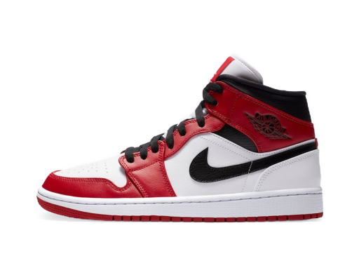 Rajoitettu erä Jordan Air Jordan 1 Mid "Chicago" Valkoinen | 554724-173