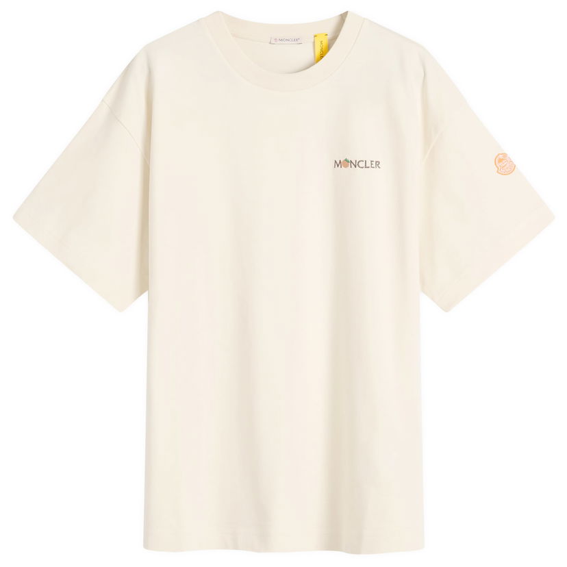 T-paita Moncler Men's Gilga Farm by Donald Glover Heavy T-Shirt, Size Large Valkoinen | 8C000-05-89AZ9-02B