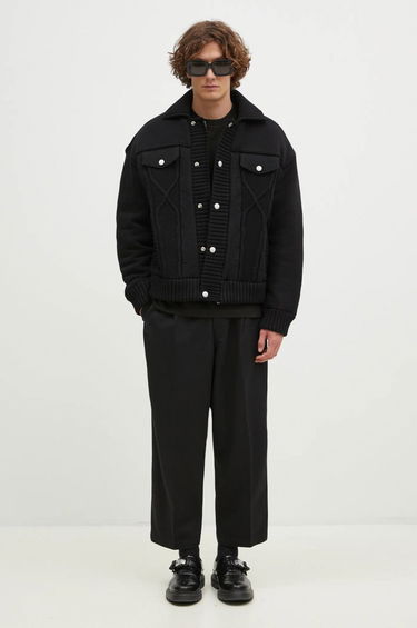 Villapaita KENZO Oversized Knitted Jacket Musta | FE65OU1419NC.99, 5