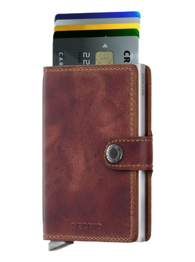Lompakko Secrid Miniwallet Vintage Ruskea | MV-Brown