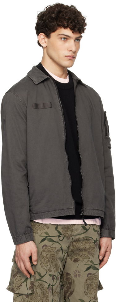 Takki Stone Island Stone Island Organic Broken Twill 'OLD' Jacket Harmaa | K1S15 1200003 S0004, 1