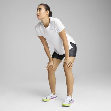 T-paita Puma Run Graphic Mesh Tee Valkoinen | 526659_02, 2