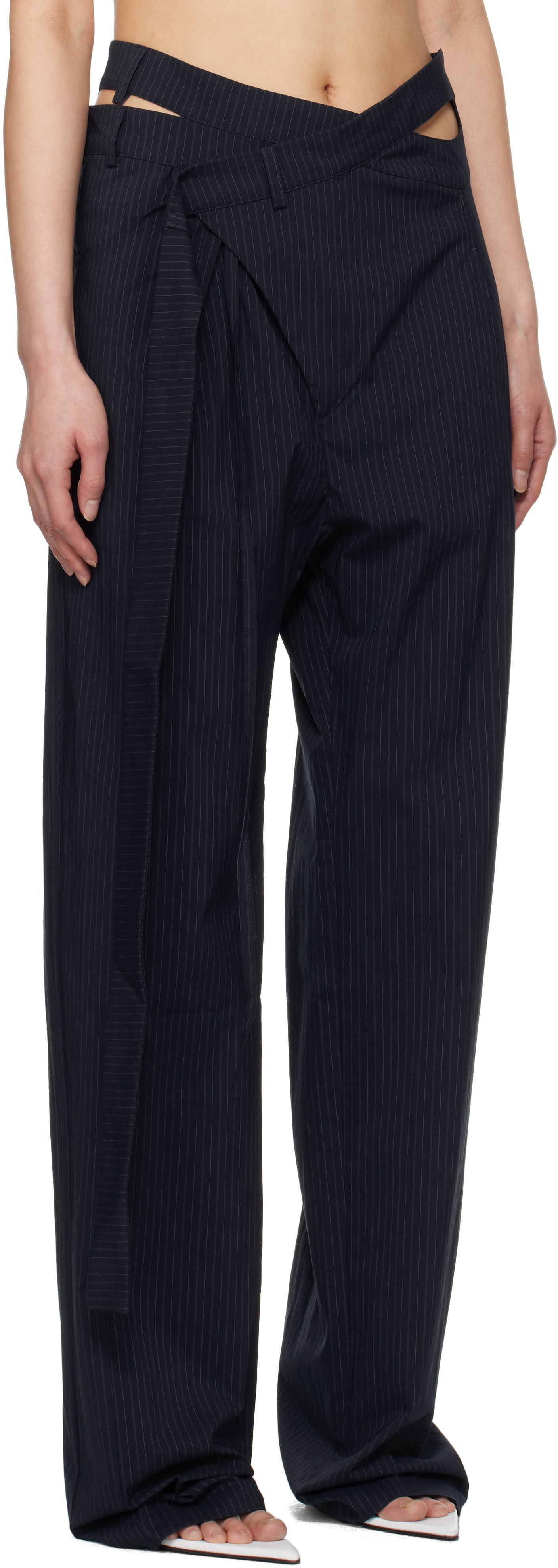 Housut Ottolinger Ottolinger Signature Wrap Suit Trousers Musta | 12320152301, 1