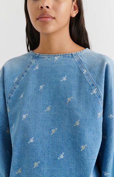 Huppari AXEL ARIGATO Daisy Script A Sweatshirt Sininen | A2162001, 7