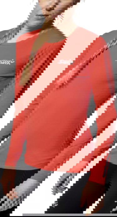 T-paita SWIX Swix Pace NTS Long Sleeve T-Shirt Punainen | 10015-23-91002, 0