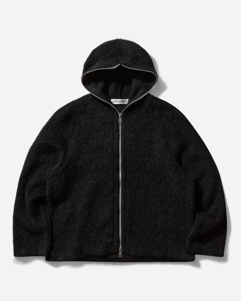 Huppari OUR LEGACY Full Zip Hoodie Musta | M4243FBH 001