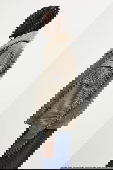 Bomber-takki Napapijri Napapijri A-Nemes Bomber Jacket Harmaa | NP0A891XN1T1, 1