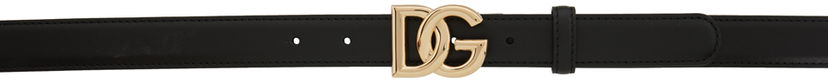 Vyöt Dolce & Gabbana Black Logo Belt Musta | BE1447AW576