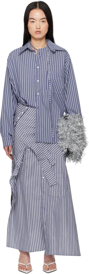 Mekko Ottolinger Ottolinger Deconstructed Shirting Midi Dress Sininen | 11150011101, 0