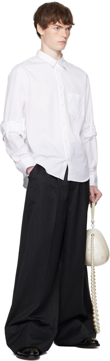 Housut Simone Rocha Simone Rocha Wide Leg Multi Belt Loop Trousers Musta | 4159 1217, 3