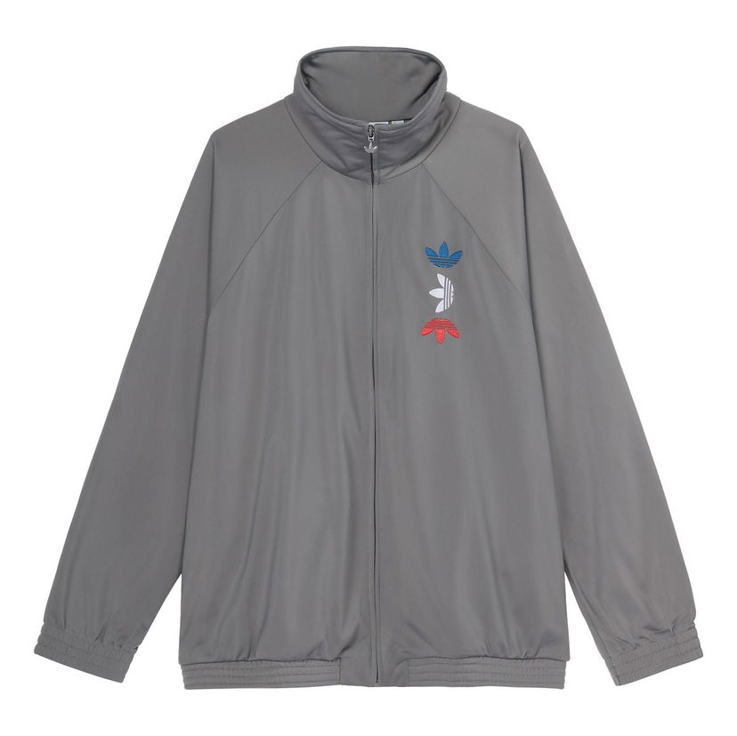 Bomber-takki adidas Originals Originals Logo Metallic Sports Jacket Harmaa | FS7322