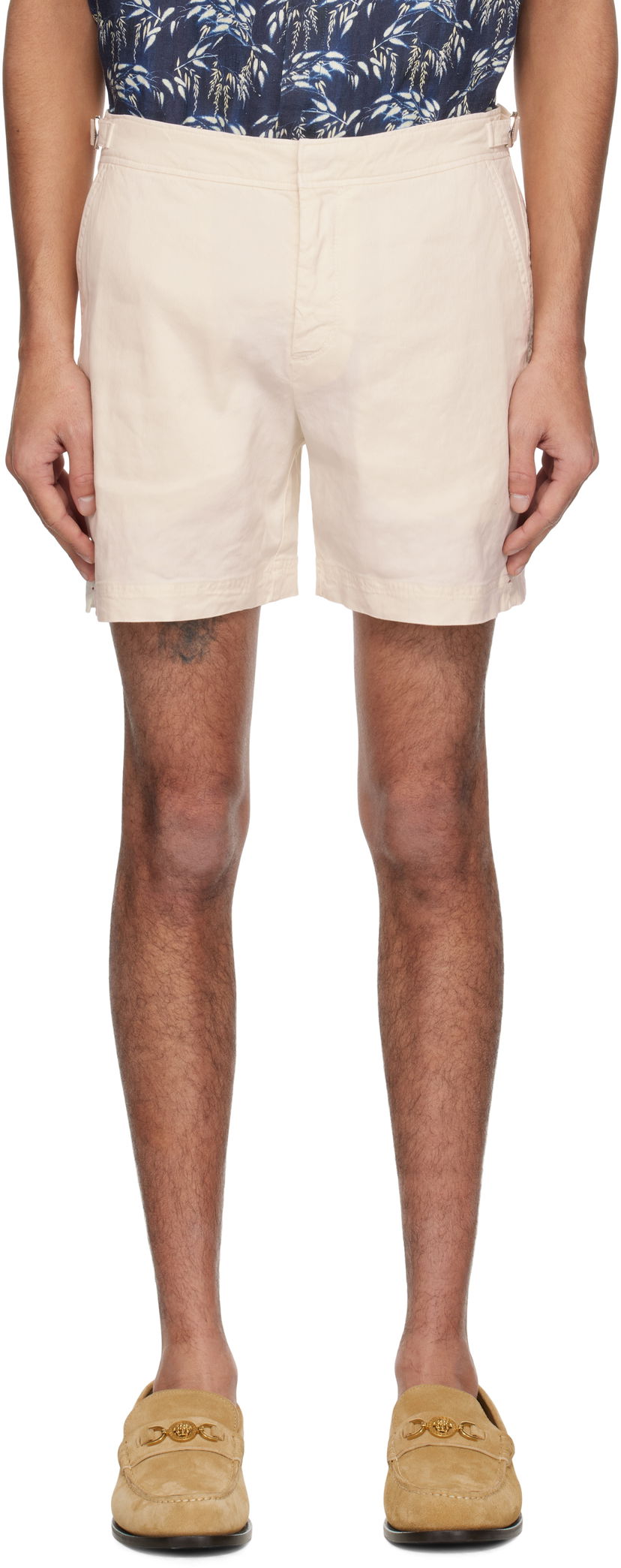 Shortsit Orlebar Brown Orlebar Brown Bulldog Garment Dye Shorts Beige | 280316