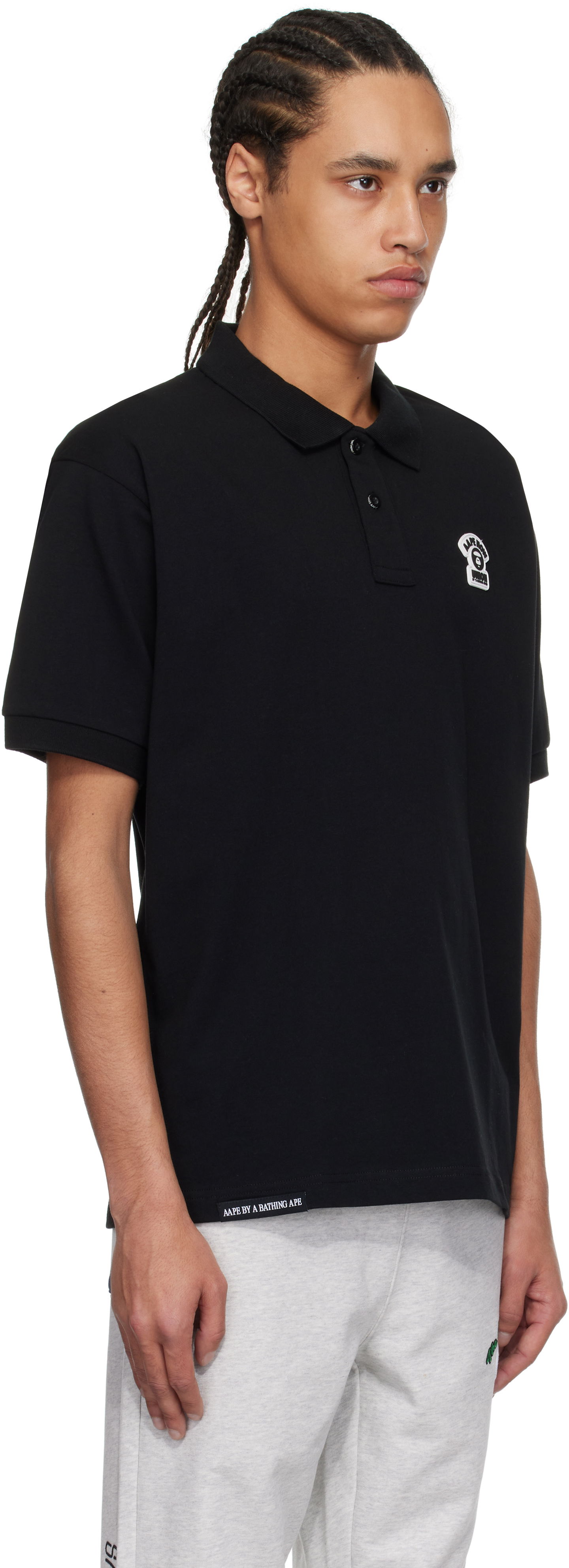 Poolopaita AAPE by A Bathing Ape AAPE by A Bathing Ape Main Polo Musta | AAPPOM1662XXNBKX, 1