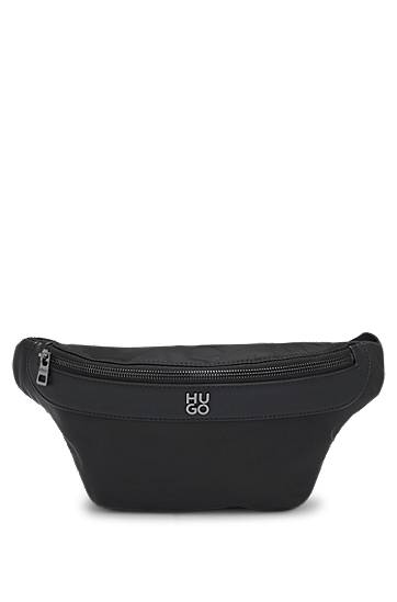 Vyötärölaukku BOSS HUGO Twill Belt Bag with Stacked Logo Musta | 50547398
