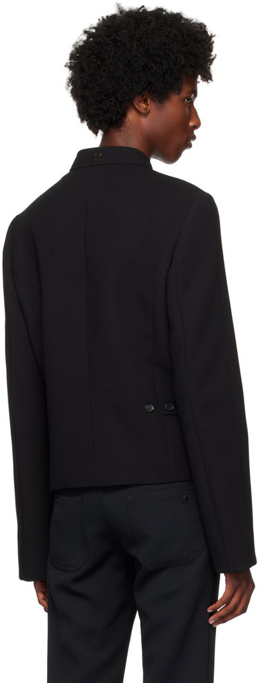 Takki Courrèges Courrèges Tailored Heritage Jacket Musta | 324CVE092PL0052, 2