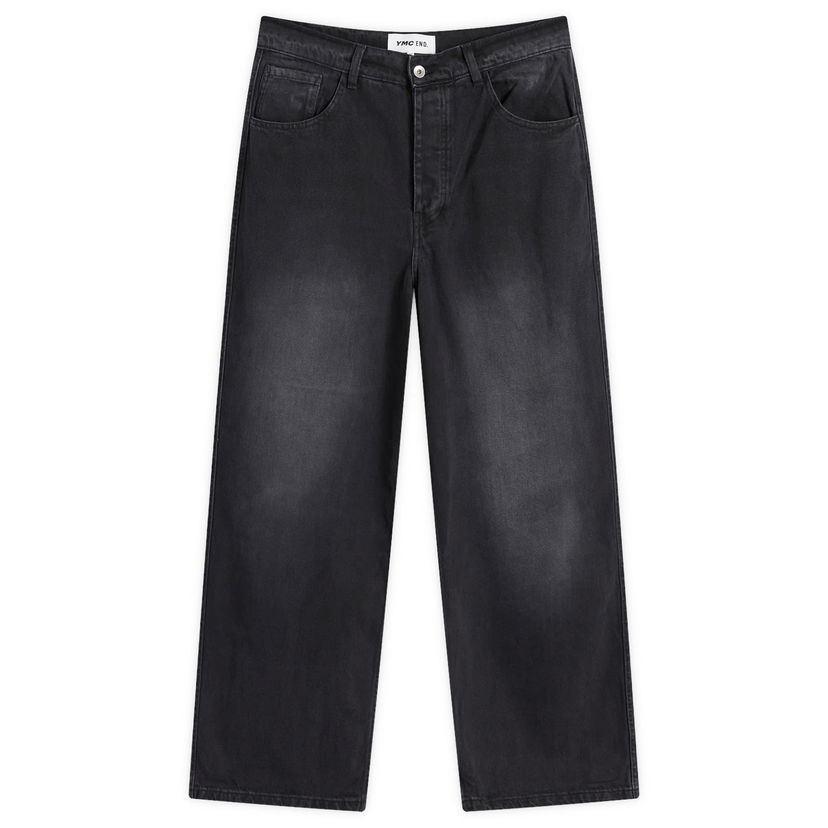 Jeans YMC YMC Replacement Wide Leg Jeans Musta | END-YMCNJ-DRK