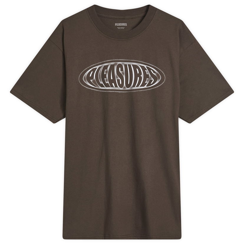 T-paita Pleasures Sandblast Graphic T-Shirt, Size Large Ruskea | P25SU044-CLO