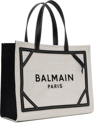 Kangaskassi Balmain Balmain B-Army Raffia Tote Beige | EN0FF901TCRB, 1