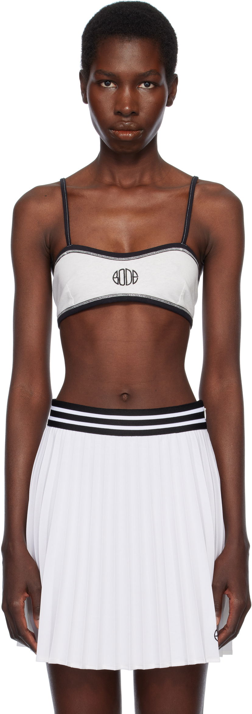 Hame Bode Bode Deco Bralette Valkoinen | WRS25CS001