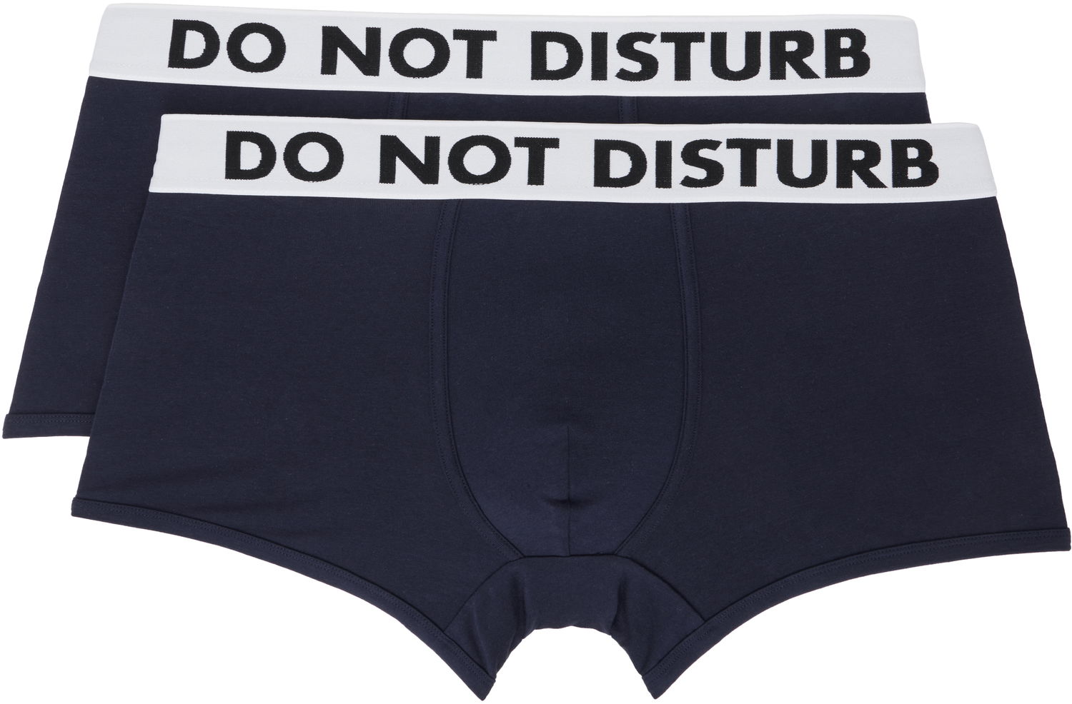Nyrkkeilijät Moschino Moschino Two-Pack "Do Not Disturb" Boxer Briefs Tummansininen | 251V1V131444100290, 0