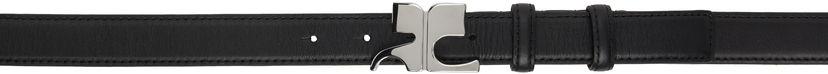Vyöt Courrèges Courrèges AC Leather Belt Musta | 125ACE020CR0065