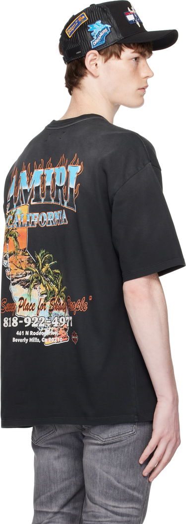 T-paita AMIRI AMIRI Sunny Place Oversized T-Shirt Musta | AMJYTE1210, 2